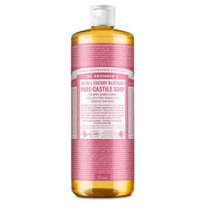 Dr. Bronner's Savon liquide, Fleurs de cerisier - 945 ml