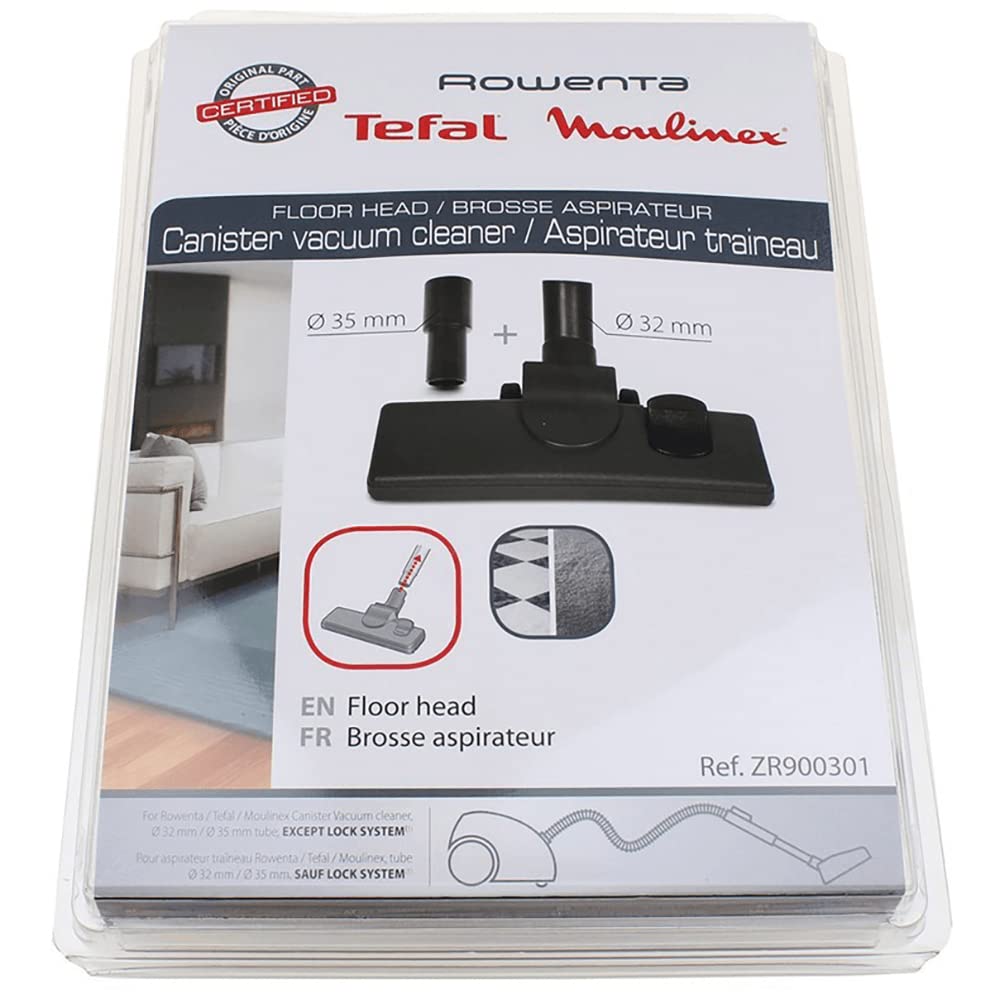 Rowenta Tête Rectangulaire Aspirateur avec tube de diamètre 32/35mm ZR900301