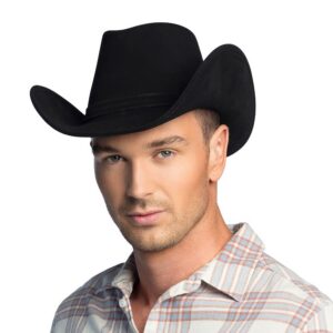 Alternative view of BOLAND Wyoming — Chapeau Cowboy Effet Cuir Noir