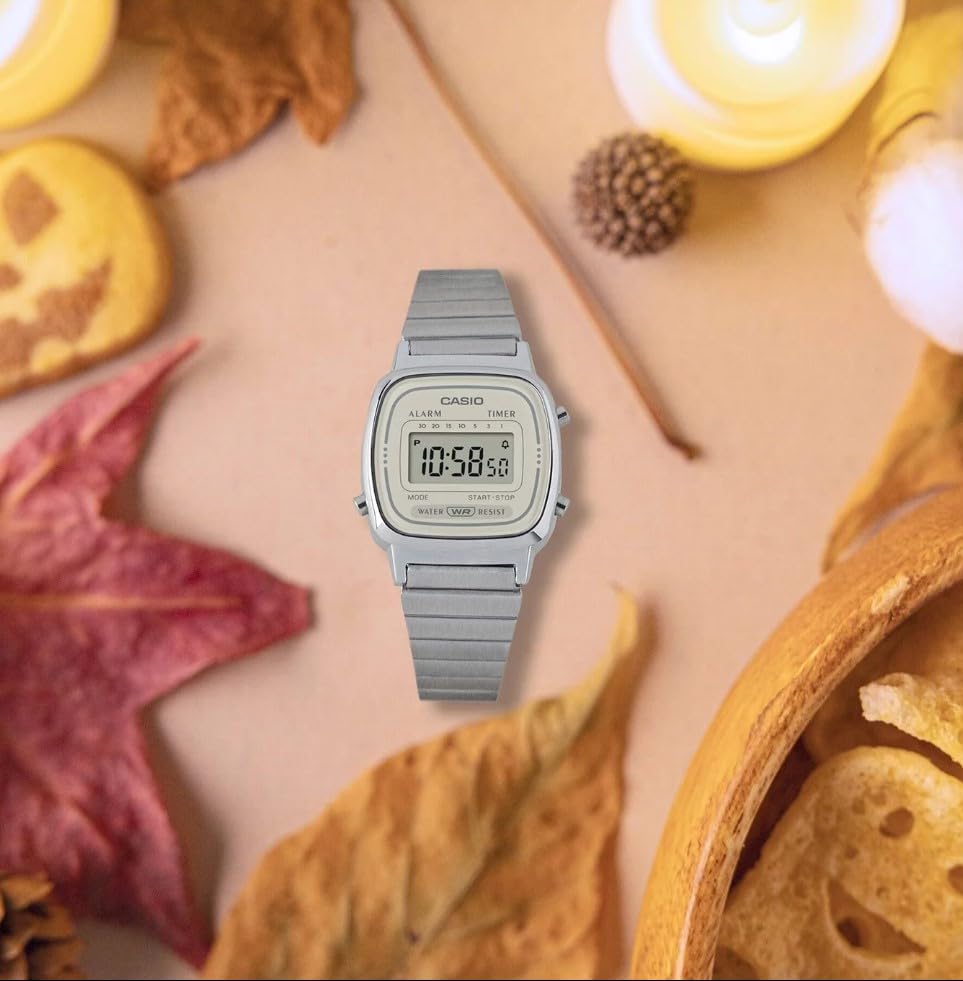 CASIO LA670WEA-8AEF — Montre Numérique Femme Acier inoxydable – Image 4
