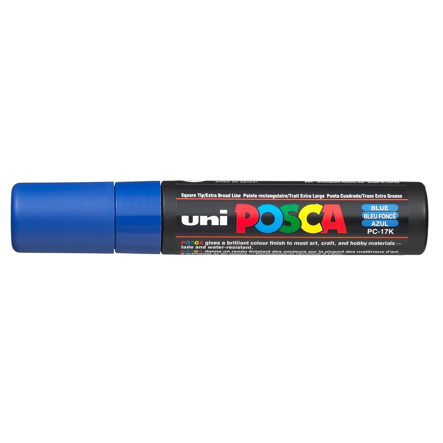 UNI-BALL Marqueur Pte rectangulaire extra-large POSCA PC17K 15mm Bleu Foncé