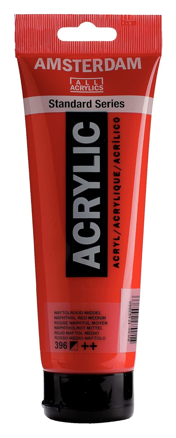 Amsterdam Standard Series Acrylique Tube 250 ml Rouge Naphtol Moyen 396 (17123960)