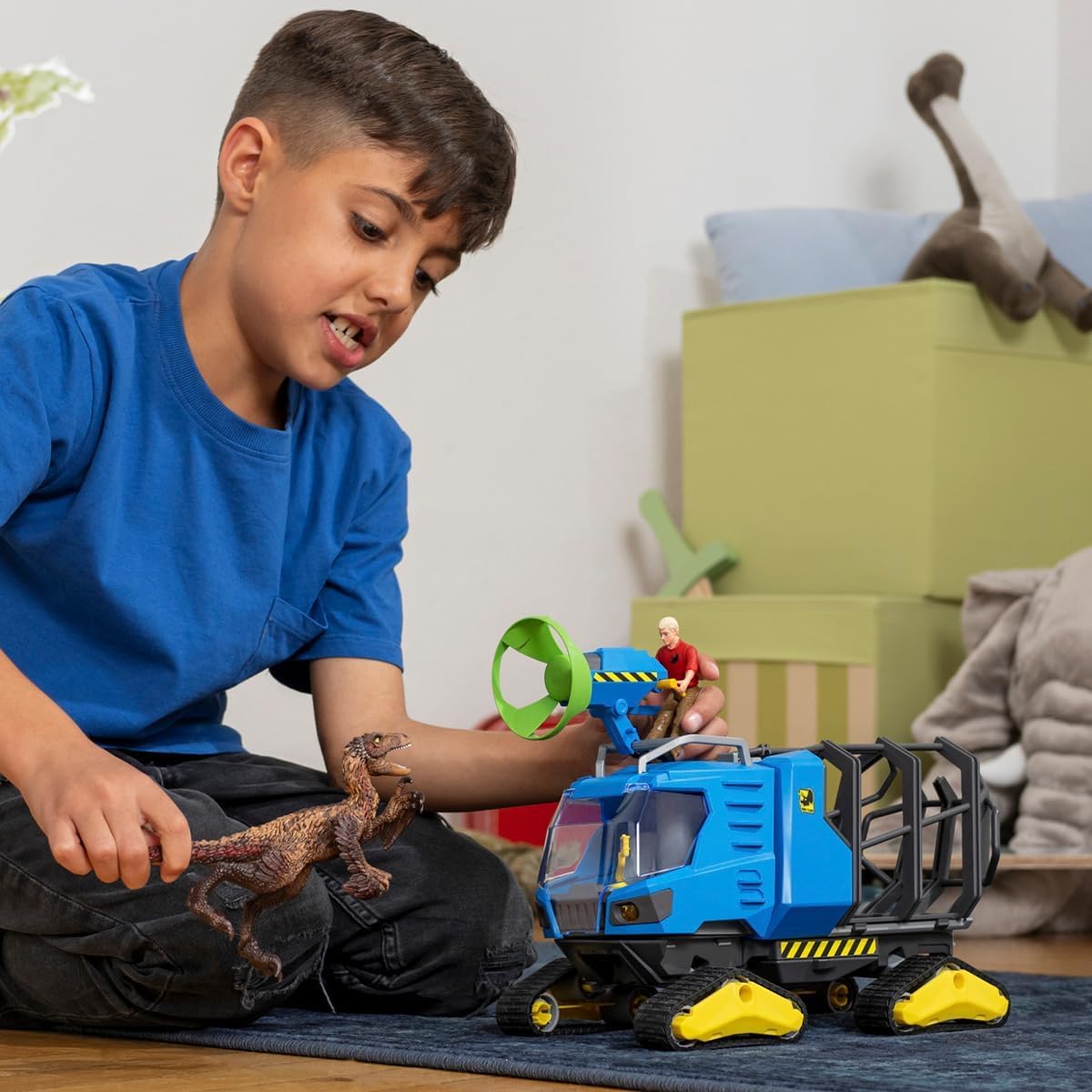 SCHLEICH Dinosaurs 42604 — Coffret Véhicule de Capture Dino – Image 2