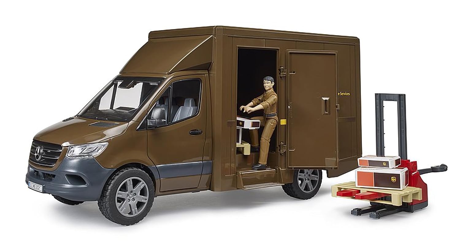 BRUDER Mercedes-Benz Sprinter UPS — Camionnette avec accessoires – Image 3