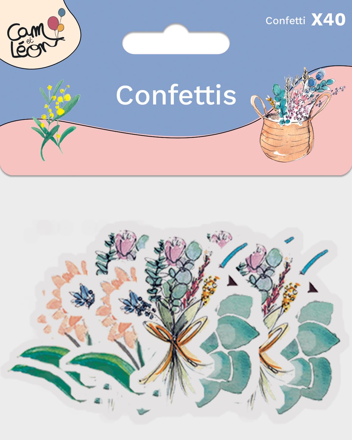 C&L — Confettis de table x40 Champêtre – Image 2