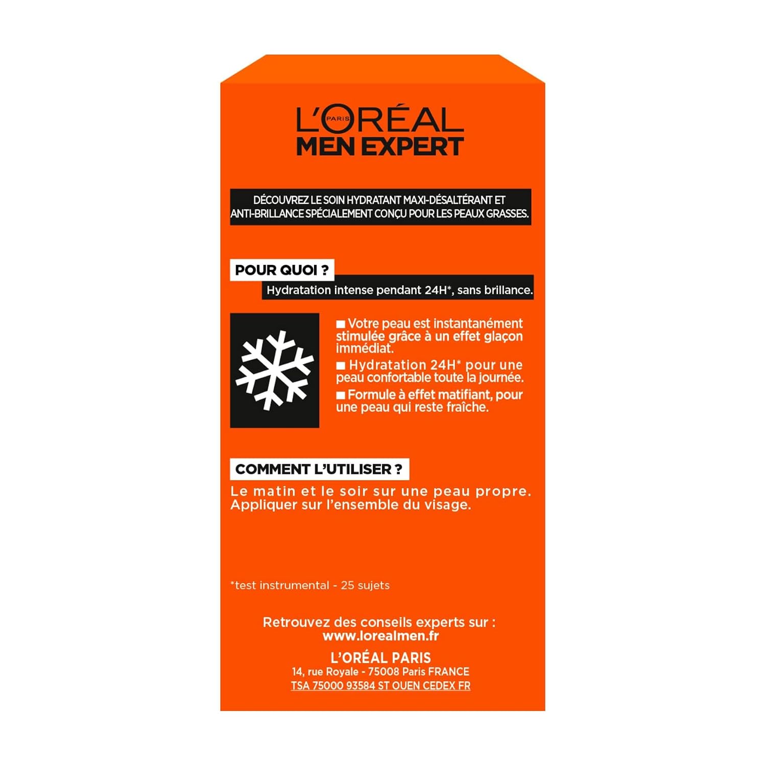 L'ORÉAL MEN EXPERT Hydra Energetic — Gel hydratant visage 50 ml – Image 2