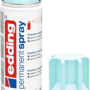 edding 5200 spray permanent - bleu mat - 200 ml - peinture acrylique pour peindre ou décorer verre, métal, bois, céramique, plastique, toile - peinture acrylique en aérosol