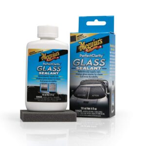 Meguiar's G8504 Protection Anti-Pluie - 118ml - Repousse Durablement l'eau, Facilite Le Nettoyage du Pare-Brise et des Vitres