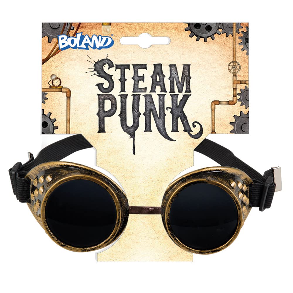 BOLAND — Lunettes Steampunk réglables verres foncés – Image 3