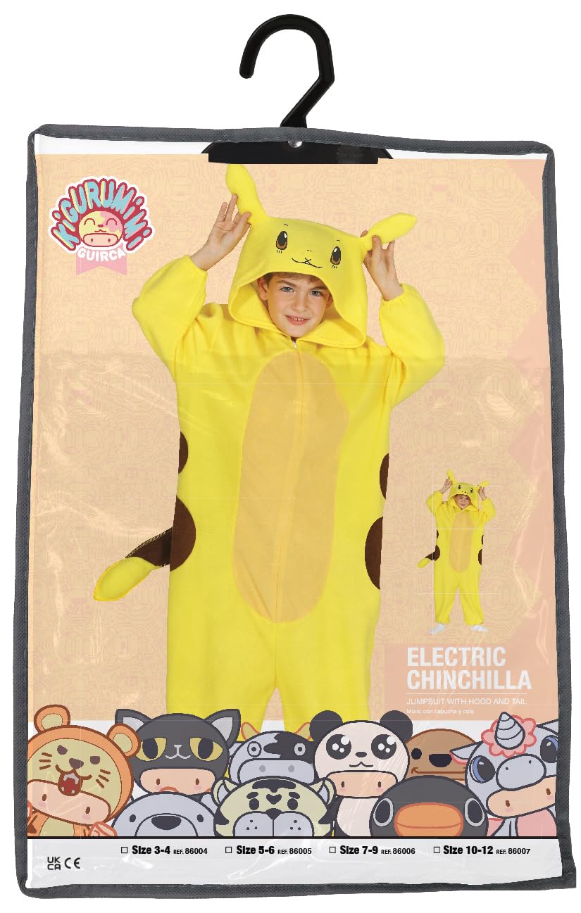 FIESTAS GUIRCA — Costume de Chinchilla Électrique Enfant 7-9 ans – Image 2