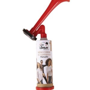 P'tit Clown - Corne de Supporter - Parfait pour Faire du Bruit et Encourager Votre Équipe Favorite Lors des Célébrations et Événements Sportifs (Mini Corne de Supporter Manuelle)