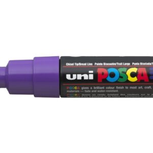 POSCA UNI-BALL Marqueur Pte large biseautée PC8K 8mm Violet