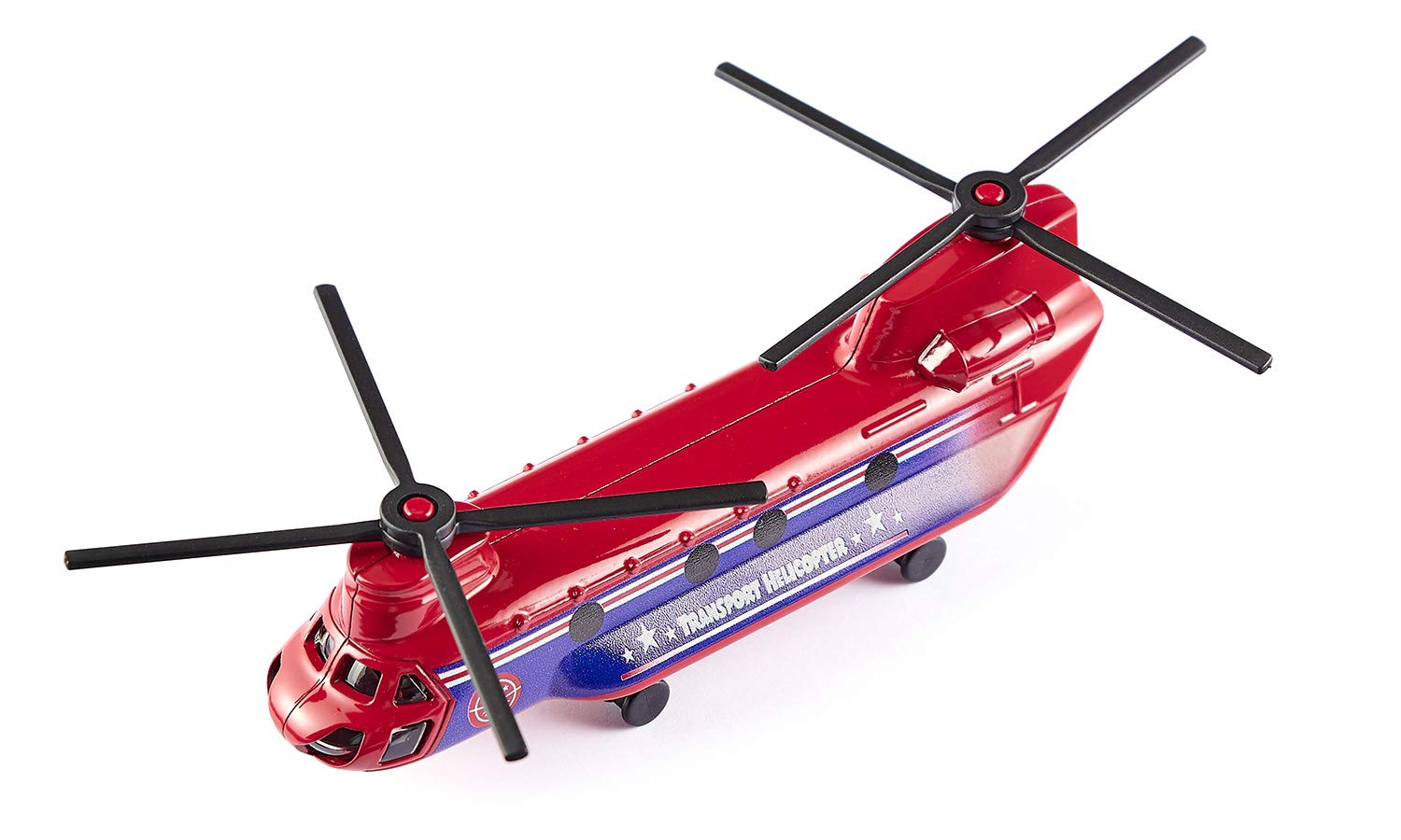SIKU 1689 — Hélicoptère de Transport Rouge/Bleu – Image 4