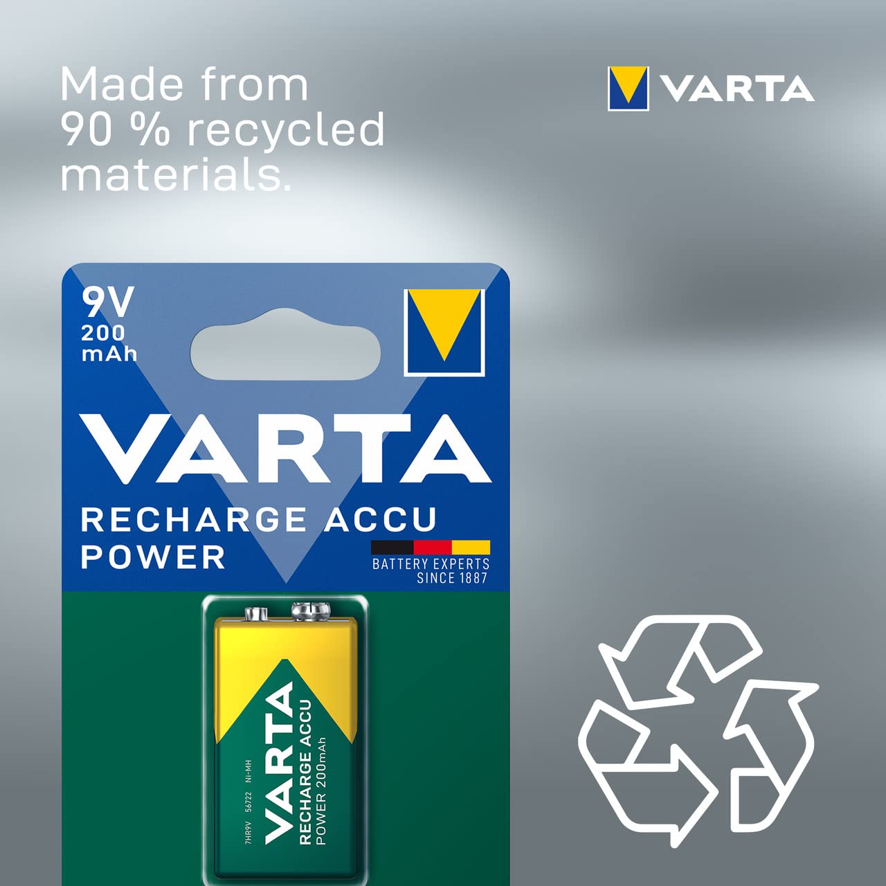 VARTA Accu Power — Pile rechargeable bloc 9V 200 mAh – Image 2