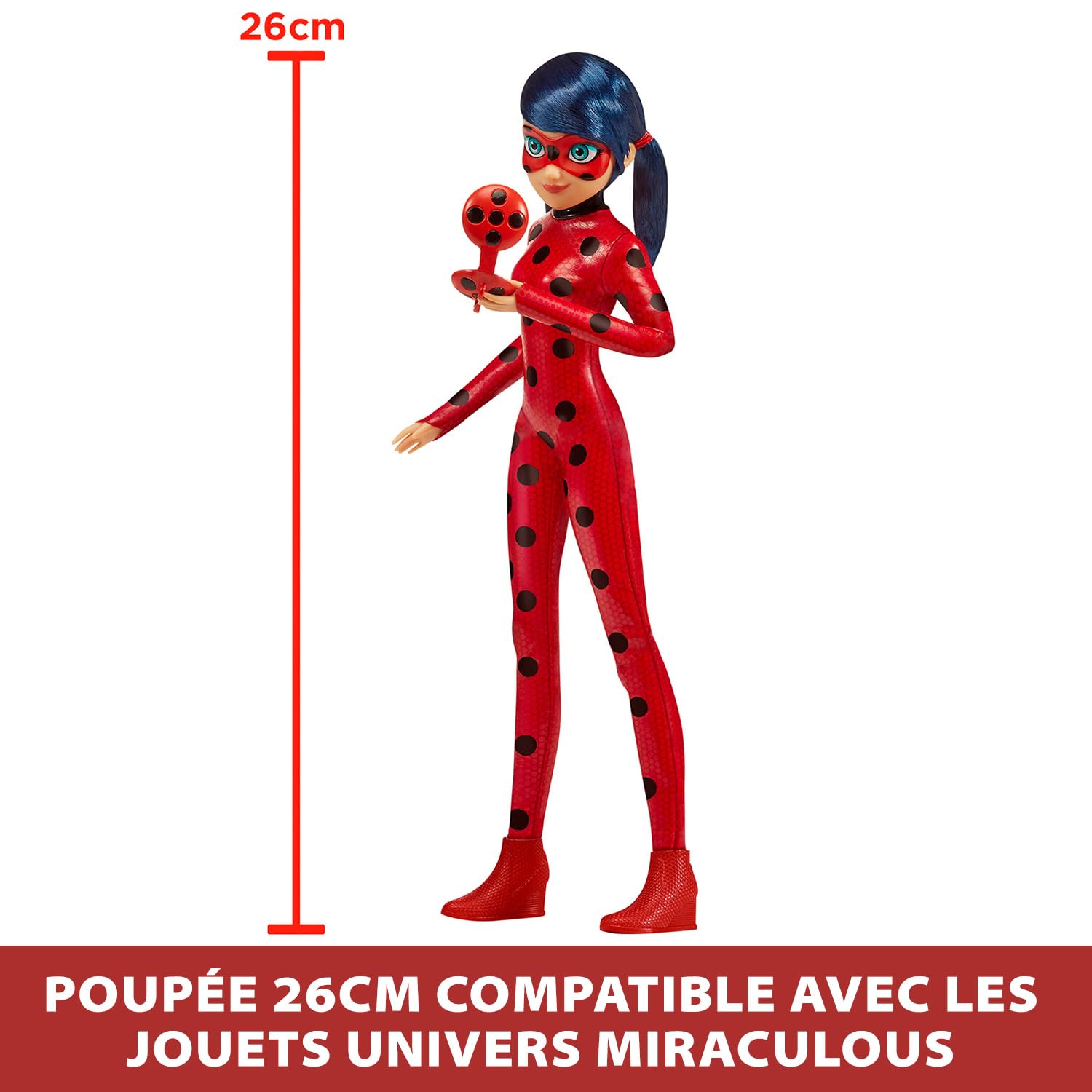 BANDAI Miraculous Ladybug — Poupée mannequin 26 cm – Image 4