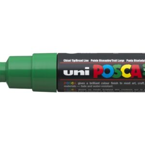 UNI-BALL Marqueur Pte large biseautée POSCA PC8K 8mm Vert Foncé
