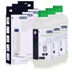 Kit de nettoyage DeLonghi - Détartrant SER 3018 de 500 ml / filtre à eau SER 3017