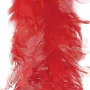 Alternative view of P'TIT CLOWN — Boa en organza 180 cm rouge