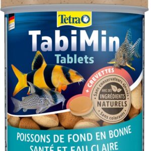 TETRA - TabiMin - Aliment Pour Poissons Complet En Tablettes - Pour Toutes les Espèces de Fond - 150 Ml