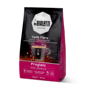 Bialetti Café Filtre, 100% Arabica, Intensité 7, 300 Gr