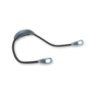 Carson Lampe de cou LED COB à deux têtes et deux réglages de luminosité avec col de cygne réglable - Idéale pour bricoler et réparer en gardant les mains libres (NL-10)