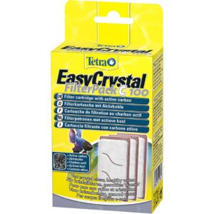 TETRA - Cartouche pour Filtres d'Aquarium EasyCrystal C100 - Pour une Eau Claire et Saine - Facile à Remplacer