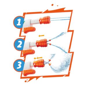 Alternative view of NERF Super Soaker Hydro Frenzy — Blaster à Eau 3 jets