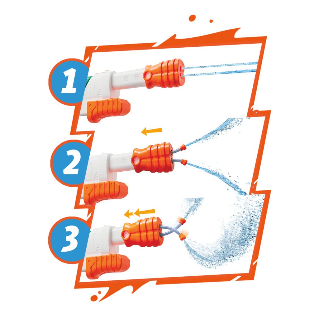 NERF Super Soaker Hydro Frenzy — Blaster à Eau 3 jets – Image 2