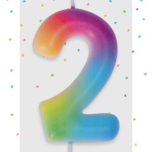 Alternative view of P'TIT CLOWN — Bougie Anniversaire Chiffre 2