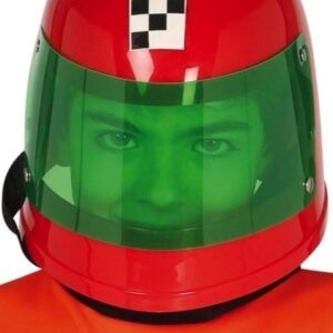 FIESTAS GUIRCA Casque de Pilote Rouge pour Enfant