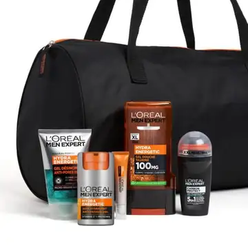 L'ORÉAL Men Expert Hydra Energetic — Sac Routine 5 Produits