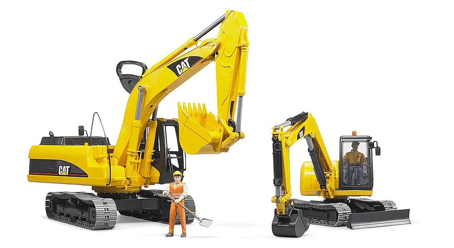 BRUDER — Mini pelleteuse CATERPILLAR avec personnage – Image 5