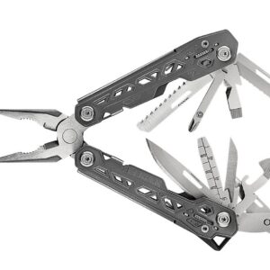 Gerber Pince multifonctions Truss avec étui de protection, 17 outils en 1, Noir, 30-001546