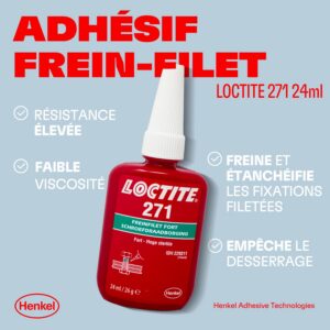 Alternative view of LOCTITE 271 — Frein Filet Fort 24ml