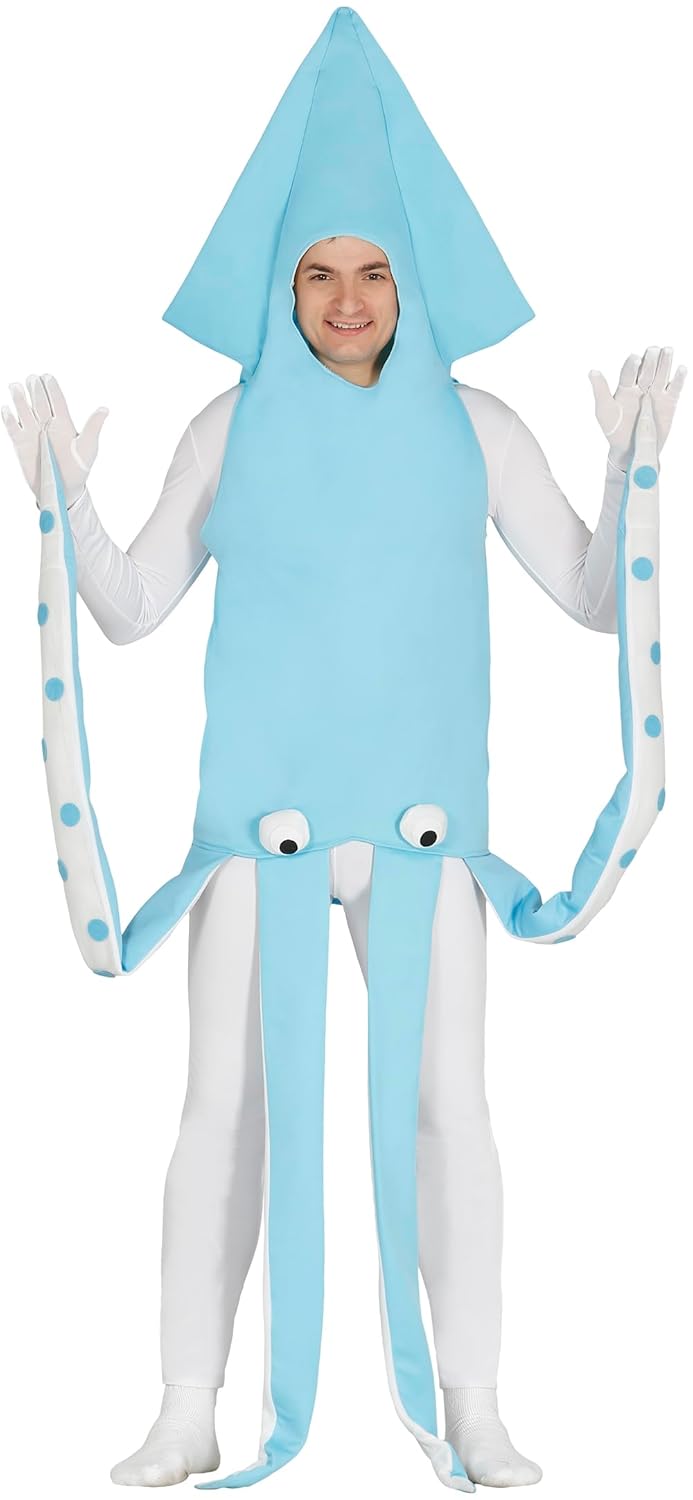 FIESTAS GUIRCA Déguisement Calamar Poulpe Costume Adulte Homme Taille L