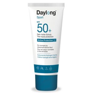 Daylong Sport Active Crème Solaire Hydrogel-Creme SPF50+, Visage et corps, Technologie d’absorption ultra rapide, 200ml