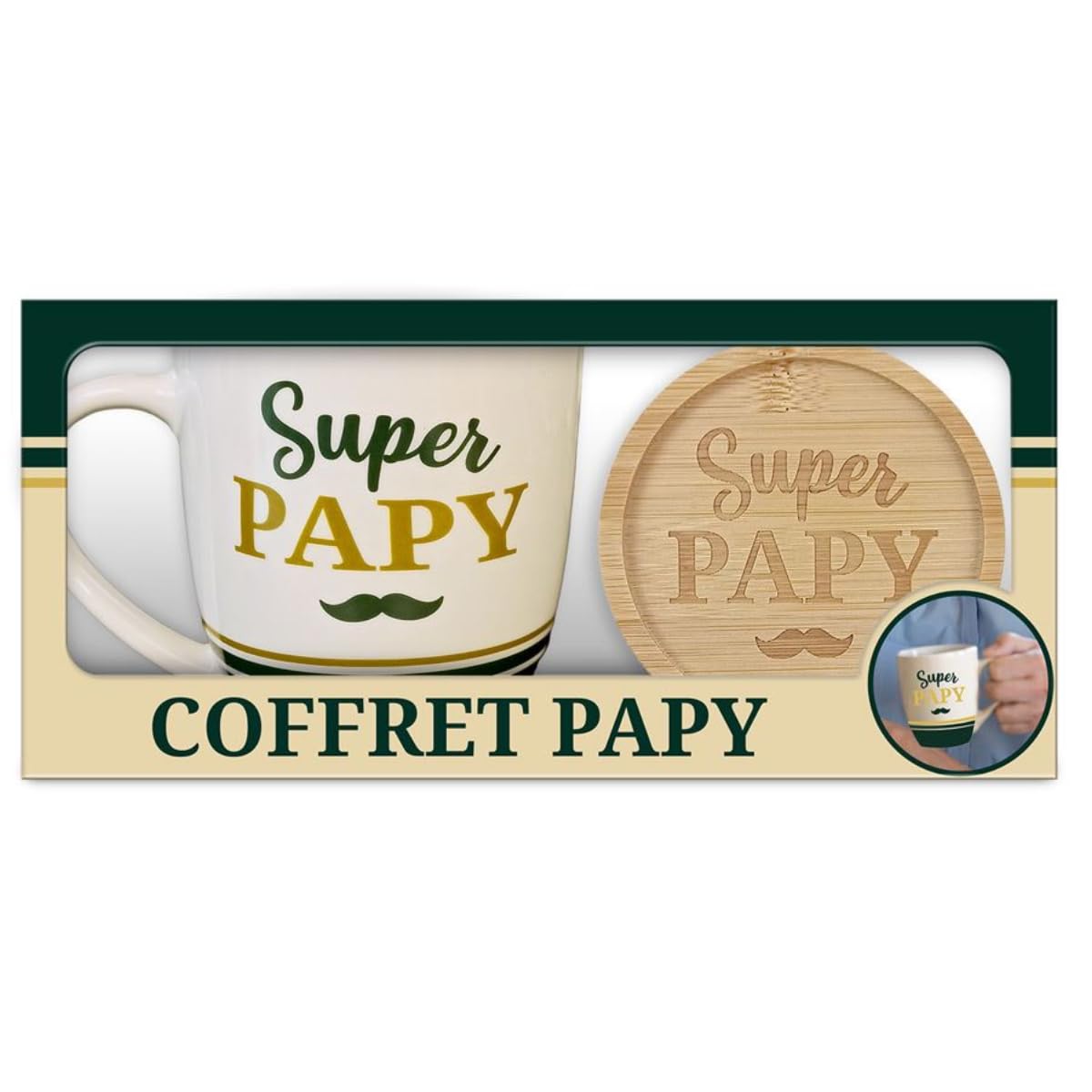 SUPER PAPY — Coffret tasse et sous-tasse – Image 2