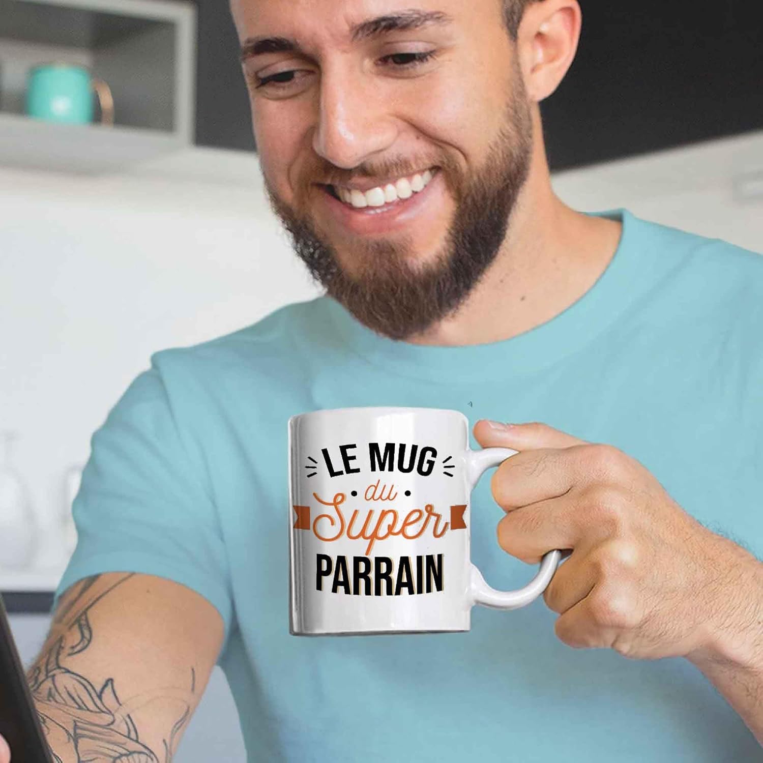 LES TRÉSORS DE LILY — Mug Super Parrain – Image 4