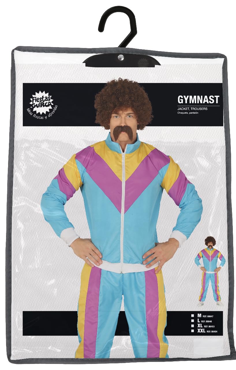 FIESTAS GUIRCA — Costume de Gymnaste Homme Adulte 52-54/L – Image 3