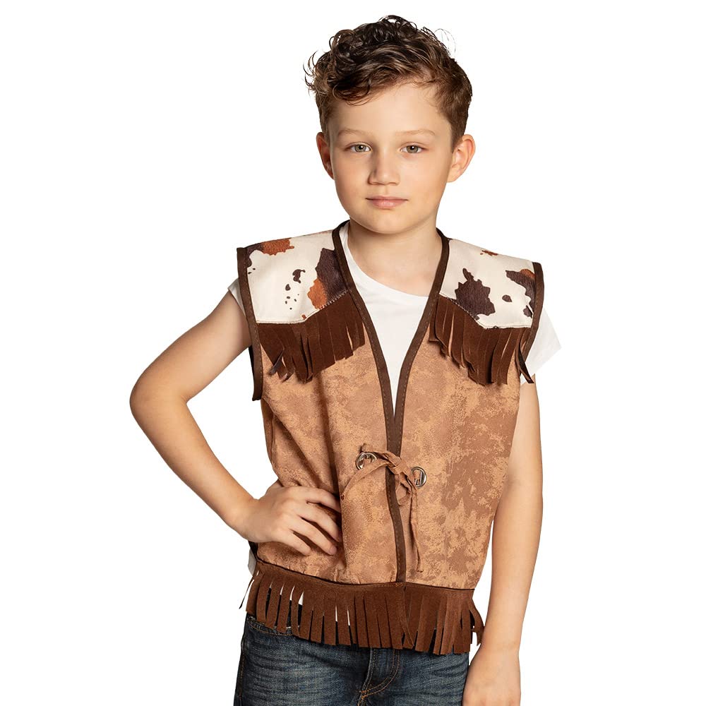 BOLAND Wild West — Gilet Cowboy aspect cuir 10-12 ans – Image 2