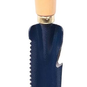 Spear & Jackson 50048 Couteau Déherbeur Dentelé et Affûté Manche Bois à dents et embouts, vert, 32,3 cm