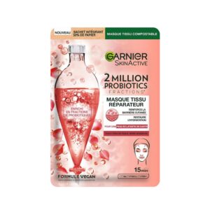 GARNIER Skin Active — Masque visage tissu réparateur éclat x1