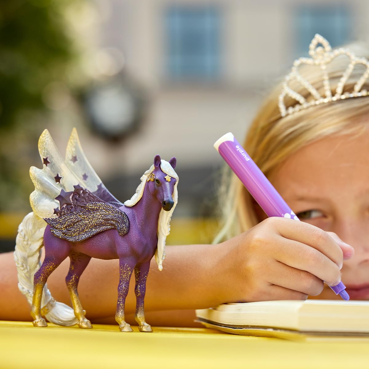 SCHLEICH bayala — Figurine Jument Pégase des Étoiles – Image 2