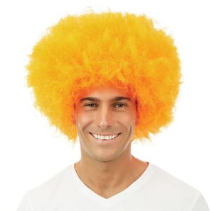 P'TIT CLOWN 64461 Perruque Willy - Afro - Orange