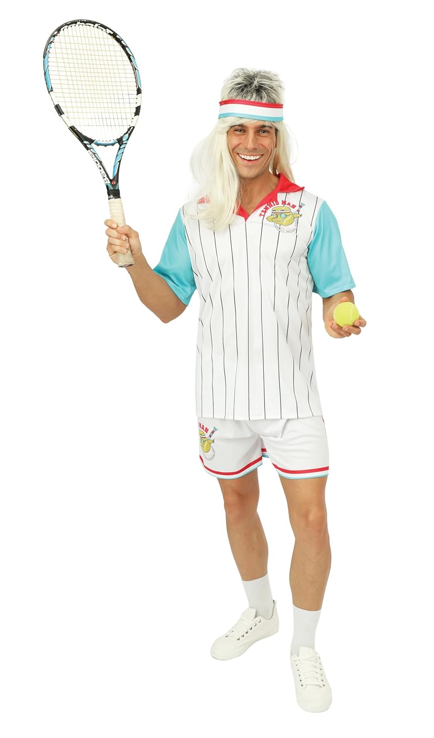 P'TIT CLOWN - 23752 - Déguisement joueur de tennis - adulte - S/M