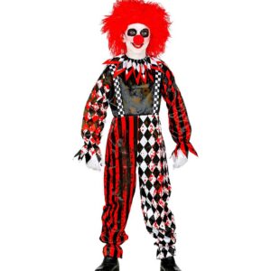 W WIDMANN MILANO Party Fashion - Costume enfant clown tueur, clown de cirque d'horreur, psychopathe, tueur, Halloween