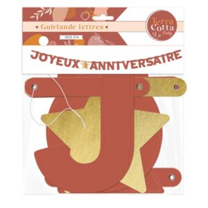 Guirlande Lettre Terracotta