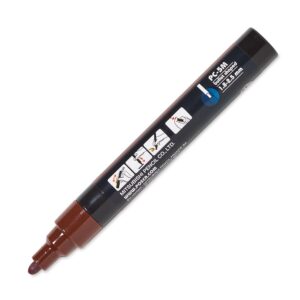 POSCA — Marqueur peinture marron foncé pointe ogive 2,5 mm