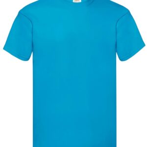 Fruit of the Loom T Original T-Shirt, Azur, XL Homme