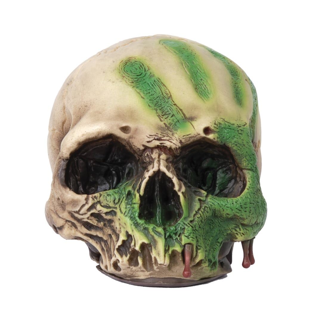 P'TIT CLOWN — Crâne Décoration Halloween à Poser 14 cm